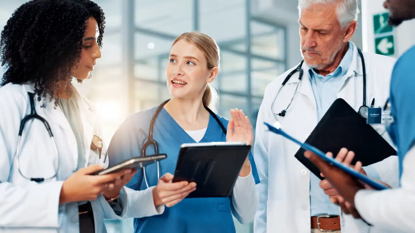 Primary care team using digital tools to support integrated mental health plan and care