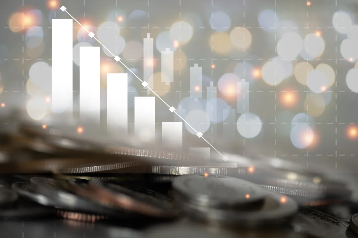 Medical billing revenue loss concept showing financial data with gaps in reimbursement flow