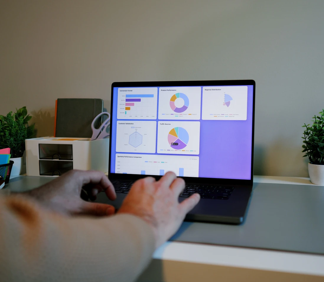 Digital healthcare dashboard showing automated prior authorization tracking and improved revenue cycle efficiency