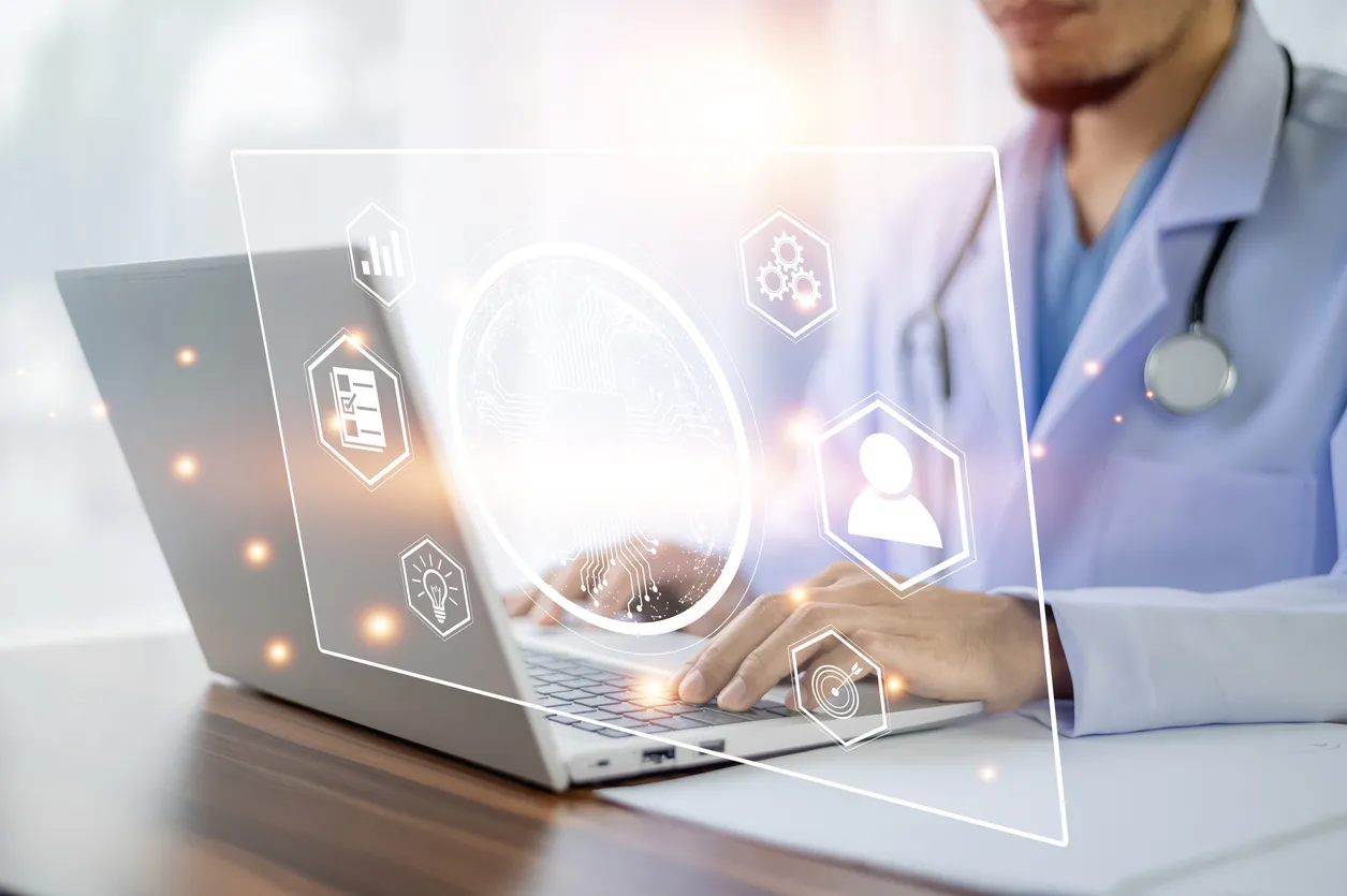 Healthcare provider using AI-powered technology to improve operational efficiency.