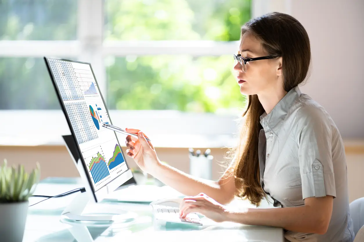 Revenue cycle management dashboard displaying healthcare claims analytics and denial trends for proactive decision-making