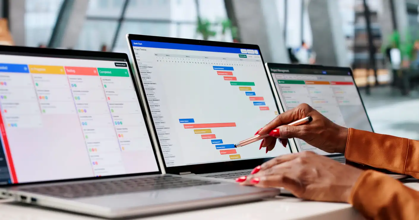 Medical practice staff managing multiple workflow systems